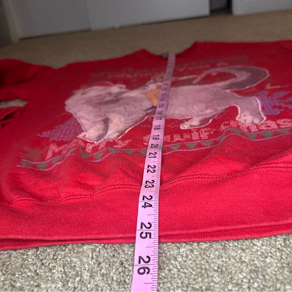 Gildan Red Christmas Taylor Swift Cat Sweater - Picture 8 of 12